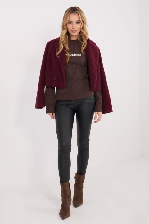 Bluzka Model RV-BZ-A1051.96 Dark Brown - Rue Paris Rue Paris