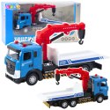 Ciężarówka Laweta Z Holownikiem Metalowa Kabina Światła Dźwięki LEAN Toys
