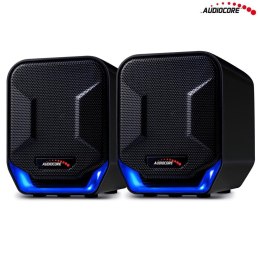 Głośniki Audiocore AC865B komputerowe 6W USB Blue&Black Audiocore
