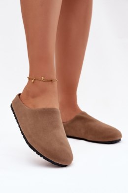 Kapcie Model Kalvess WCT255300-7 Khaki - Step in style Step in style