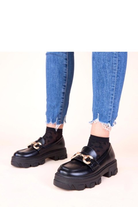 Mokasyny Model Ruben Q2592 Black Gold - Solea Solea