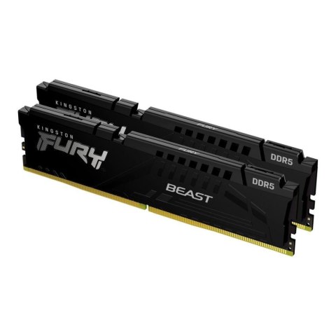 Pamięć DDR5 Kingston FURY Beast 64GB (2x32GB) 6000MHz CL30 1,4V Black EXPO Kingston