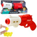 Pistolet Broń Na Miękkie Kulki Piankowe XGUN Czerwony 6 szt. LEAN TOYS