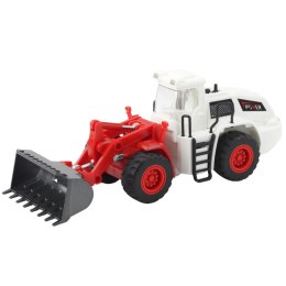 Pojazd Budowlany Koparka Spychacz Ruchoma Metalowa Łyżka Światła Dźwięki LEAN Toys
