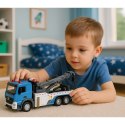 Pojazd Ciężarówka Z Wysięgnikiem Holownik Metalowa Kabina Światła Dźwięki LEAN Toys