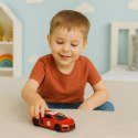 Samochód Sportowy Metalowy Napęd Pull Back Światła Dźwięki Czerwony 1:43 LEAN TOYS