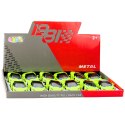 Samochód Sportowy Napęd Pull Back Metalowy Neonowy Zielony 1:43 LEAN TOYS