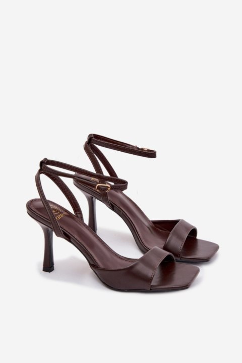 Sandały Model Brisora SQC-203 Czekolada - Step in style Step in style