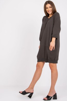 Sukienka Model RV-SK-6839.95 Dark Khaki - Relevance Relevance