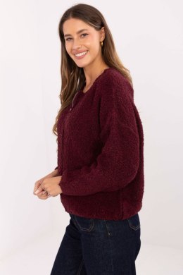 Sweter Damski Model MI-SW-3WB219.21 Bordo - Rue Paris Rue Paris