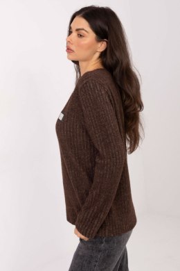 Sweter Damski Model RV-SW-A1025.80 Brown - Relevance Relevance
