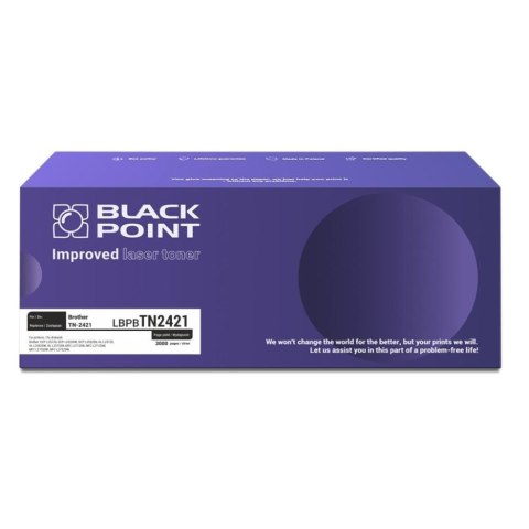 Toner Black Point do Brother (TN-2421) Black 3000 str. z chipem Black Point S.A.