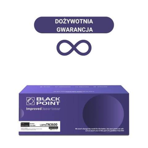 Toner Black Point do Brother (TN-3600) Black 3000 str. z chipem Black Point S.A.