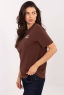 Tshirt Damski Model D12022AH02645V Dark Brown - Sublevel Sublevel