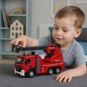 Wóz Strażacki Z Wysięgnikiem Wąż Rozpylanie Wody Światła Dźwięki LEAN Toys