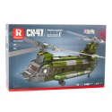 Zestaw Klocków Konstrukcyjnych Helikopter Wojskowy CH-47 Chinook 1451 el. LEAN Toys