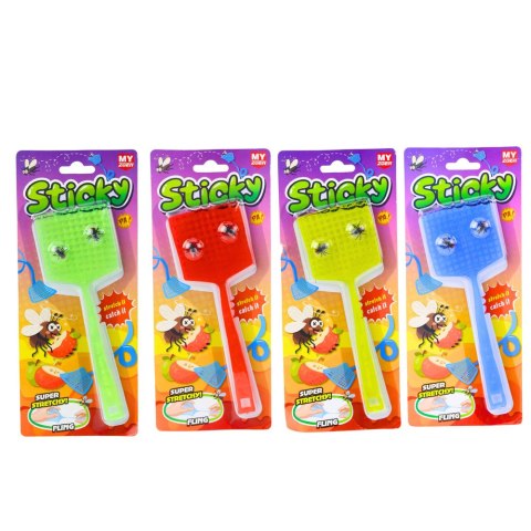 Gumowa Łapka Dla Dzieci Zabawkowa Sztuczne Muchy Mix LEAN TOYS