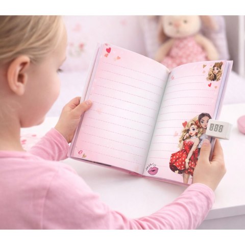 Pamiętnik Notatnik Dziewczęcy Na Kod Melodie Kolorowe Strony Serduszka LEAN Toys