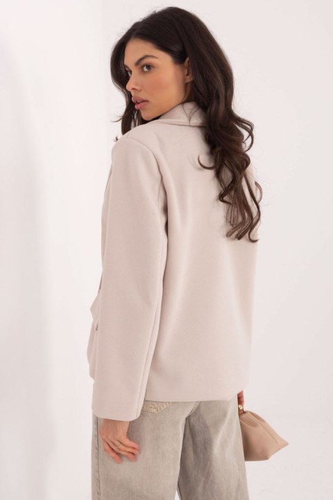 Płaszcz Damski Model IT-KR-FL9559.02P Light Beige - Rue Paris Rue Paris