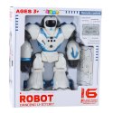 Robot Interaktywny Zdalnie Sterowany RC 16 Funkcji Światła Dźwięki Niebieski LEAN Toys