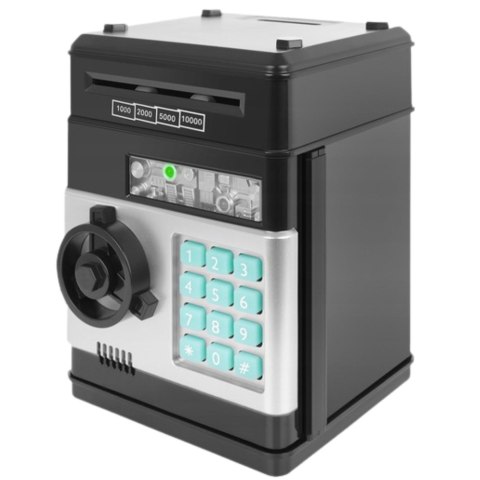 Sejf Skarbonka DIY Do Złożenia Skarbonka Elektroniczna PIN Dźwięki LEAN Toys