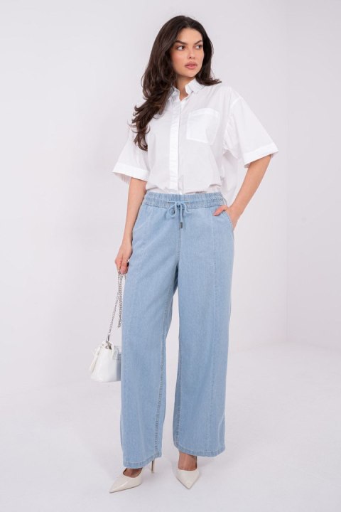 Spodnie Jeansy Damskie Model D80038BB62627L220 Light_Blue - Sublevel Sublevel