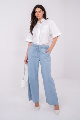 Spodnie Jeansy Damskie Model D80038BB62627L220 Light_Blue - Sublevel Sublevel