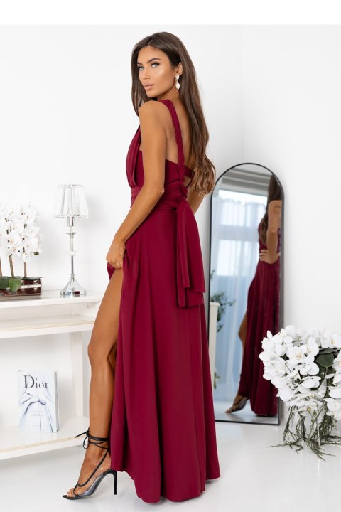 Sukienka Model Sharon 001220. Bordo - With You With You