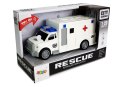 Auto Ambulans z napędem Karetka Pogotowia 1:20 z dźwiękiem LEAN Toys Auto Ambulans z napędem Karetka Pogotowia 1:20 z dźwiękiem LEAN Toys