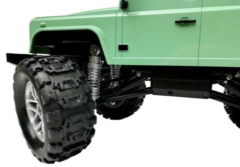 Auto Zdalnie Sterowane Land Rover Defender D110 R/C Zielony 7.5 km/h 1:14 2.4G Double E Auto Zdalnie Sterowane Land Rover Defender D110 R/C Zielony 7.5 km/h 1:14 2.4G Double E