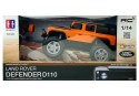 Auto Zdalnie Sterowane Land Rover Defender R/C Pomarańczowe 1:14 Double E
