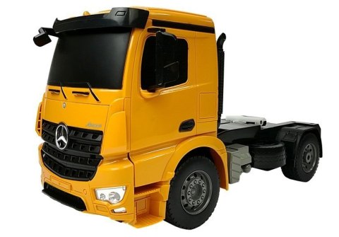 Ciężarówka Burtowa Laweta Mercedes Arocs Zdalnie Sterowana 2.4 GHz Żółta Double E Ciężarówka Burtowa Laweta Mercedes Arocs Zdalnie Sterowana 2.4 GHz Żółta Double E