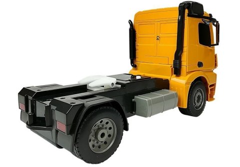 Ciężarówka Burtowa Laweta Mercedes Arocs Zdalnie Sterowana 2.4 GHz Żółta Double E Ciężarówka Burtowa Laweta Mercedes Arocs Zdalnie Sterowana 2.4 GHz Żółta Double E