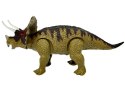 Dinozaur Triceratops Zielony Na Baterie LEAN Toys Dinozaur Triceratops Zielony Na Baterie LEAN Toys