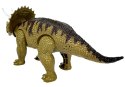 Dinozaur Triceratops Zielony Na Baterie LEAN Toys Dinozaur Triceratops Zielony Na Baterie LEAN Toys