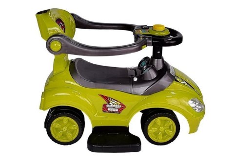 Jeździk z Pchaczem Mega Car 3w1 Żółty LEAN CARS Jeździk z Pchaczem Mega Car 3w1 Żółty LEAN CARS