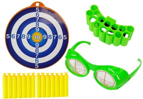 Karabin na Naboje Piankowe z Tarczą Szary LEAN Toys Karabin na Naboje Piankowe z Tarczą Szary LEAN Toys
