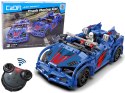 Klocki Konstrukcyjne Auto Sportowe Niebieskie Wyścig 585 Elementów R/C CADA CaDA