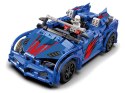 Klocki Konstrukcyjne Auto Sportowe Niebieskie Wyścig 585 Elementów R/C CADA CaDA