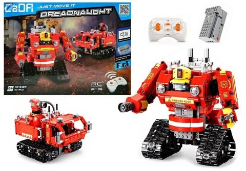 Robot z Klocków R/C 2.4G 527 elementów Czerwony CaDA Robot z Klocków R/C 2.4G 527 elementów Czerwony CaDA