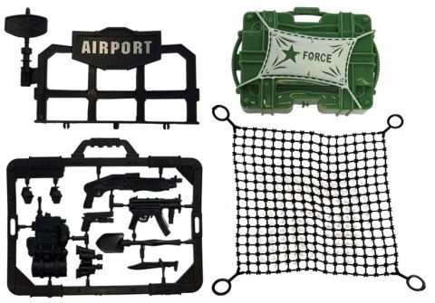 Zestaw Militarny Wojsko ze światłami i dźwiękami LEAN Toys