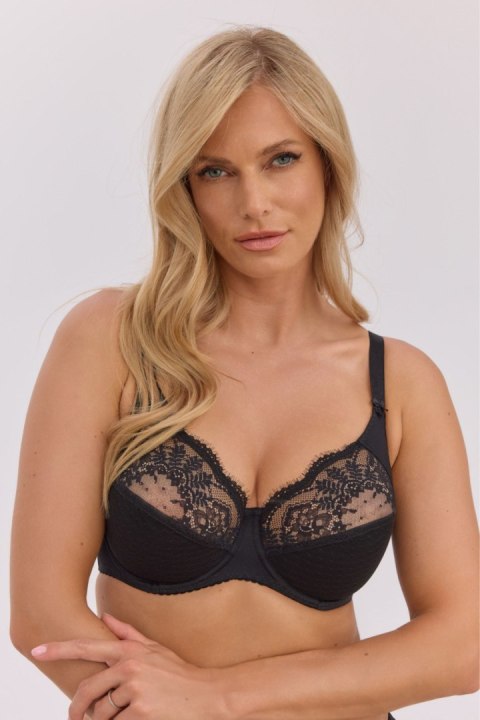 Biustonosz Soft Model Fancy 002 Black - Gaia Gaia