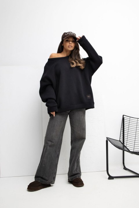 Bluza Damska Model RV-BL-A1038.01P Black - Rue Paris Rue Paris