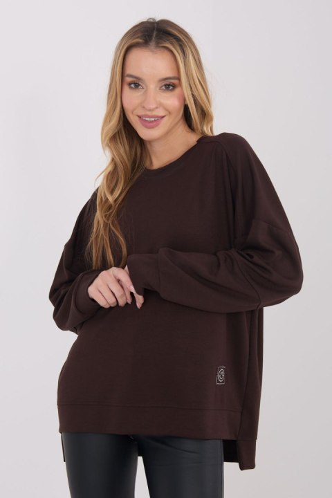 Bluza Damska Model RV-BL-A1063.96 Dark Brown - Rue Paris Rue Paris