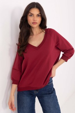 Bluza Model RV-BL-5676.09 Bordo - Rue Paris Rue Paris