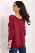 Bluza Model RV-BL-5676.09 Bordo - Rue Paris Rue Paris