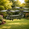 Helikopter Śmigłowiec Zdalnie Sterowany RC Syma S026H-1 Zielony Khaki LEAN Toys