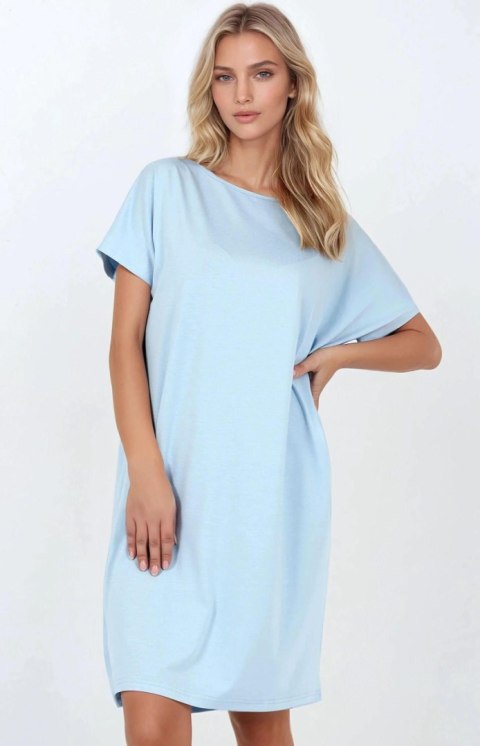 Koszulka nocna Koszula Nocna Model Always Loved Blue - Momenti Per Me Momenti Per Me