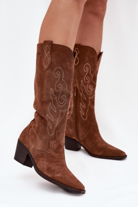 Kozaki Model Karira 6183 Camel - Step in style Step in style