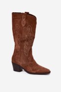 Kozaki Model Karira 6183 Camel - Step in style Step in style